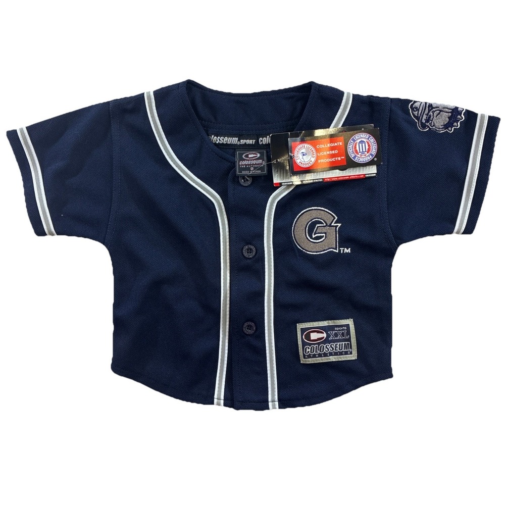 Colosseum Georgetown Hoyas Baseball Jersey Toddler Size Small New
